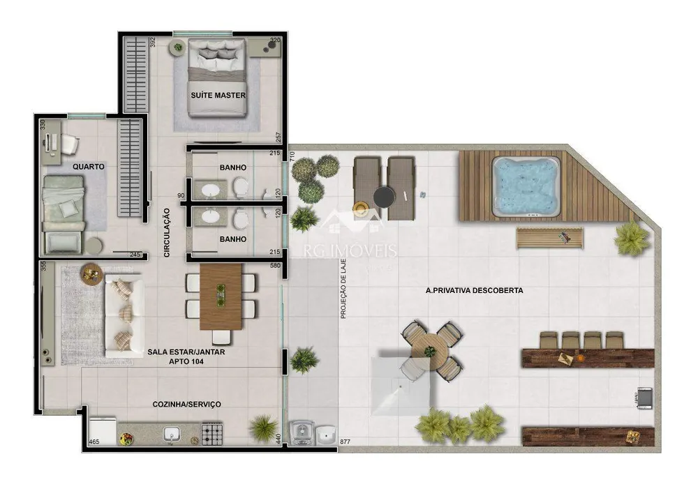 Cobertura, 3 quartos, 101 m² - Foto 14