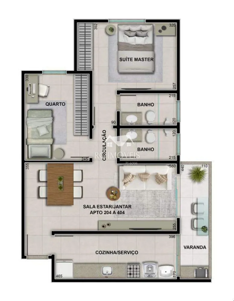 Cobertura, 3 quartos, 101 m² - Foto 10