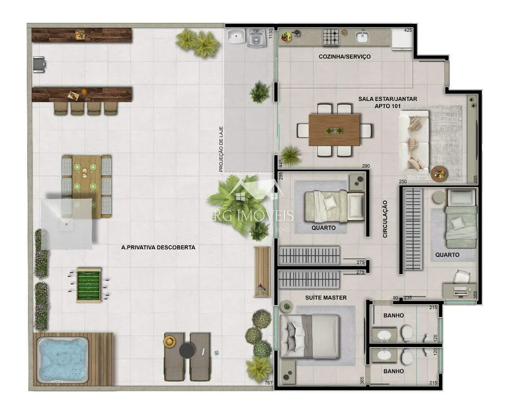 Cobertura, 3 quartos, 101 m² - Foto 16