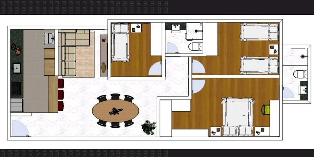 Cobertura, 3 quartos, 154 m² - Foto 3