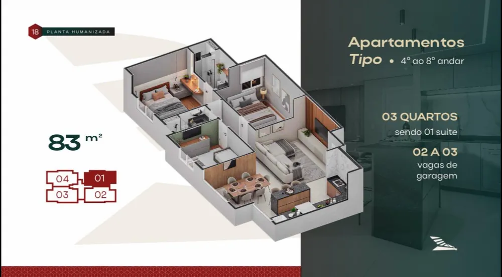 Apartamento, 3 quartos, 83 m² - Foto 12
