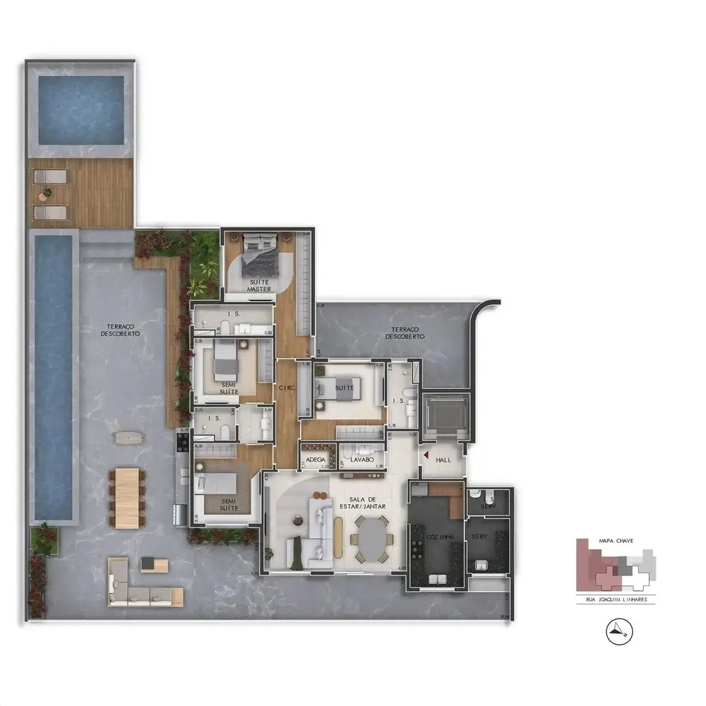 Apartamento, 4 quartos, 140 m² - Foto 2