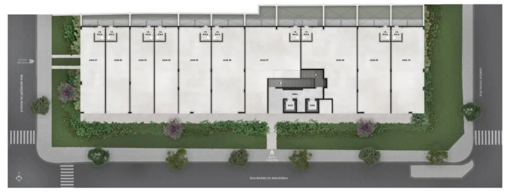 Loja-Salão, 183 m² - Foto 1