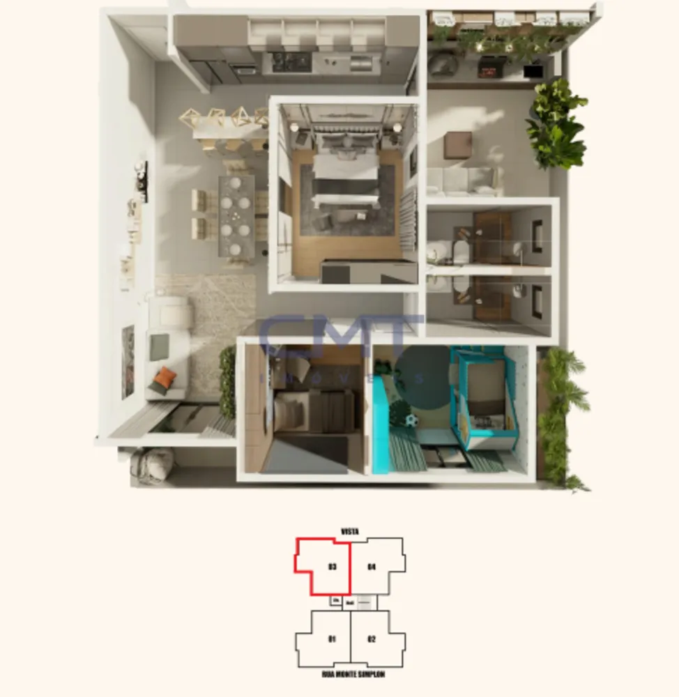 Apartamento, 3 quartos, 72 m² - Foto 19