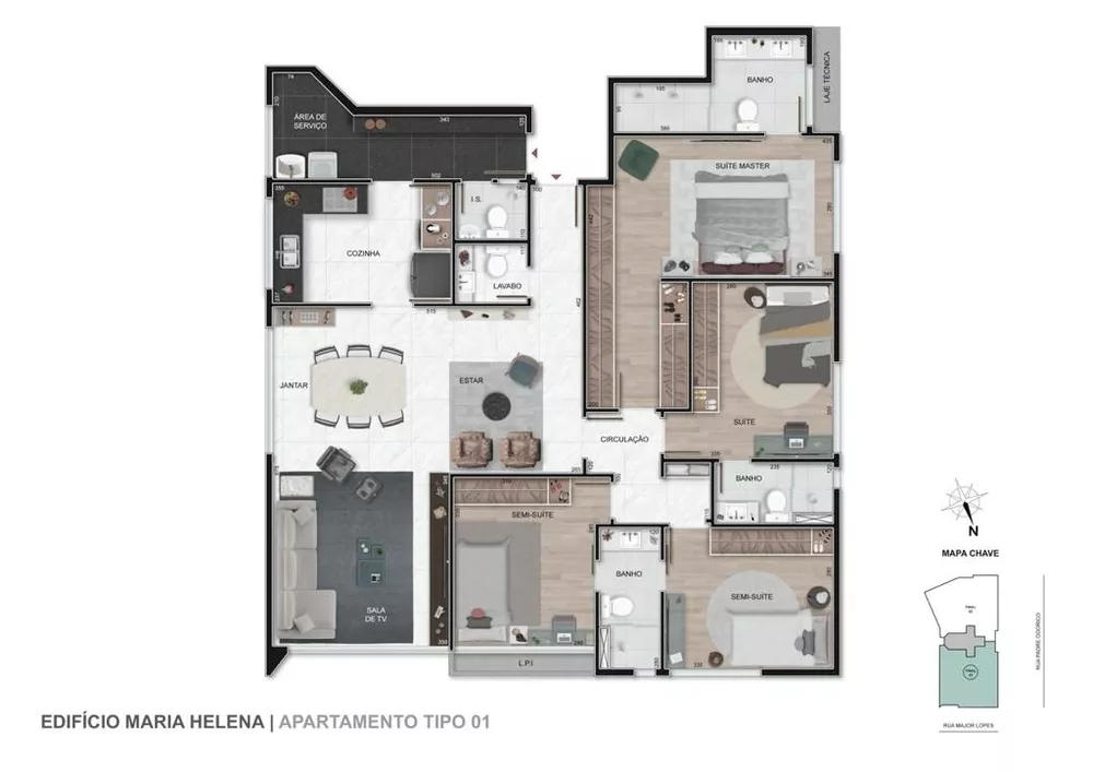 Apartamento à venda com 4 quartos, 137m² - Foto 9