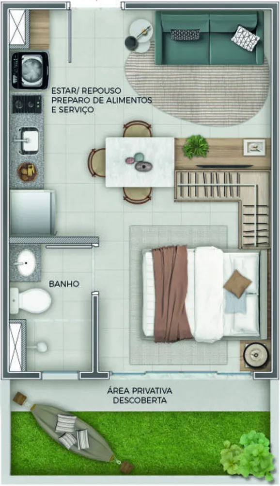 Apartamento, 1 quarto, 24 m² - Foto 14