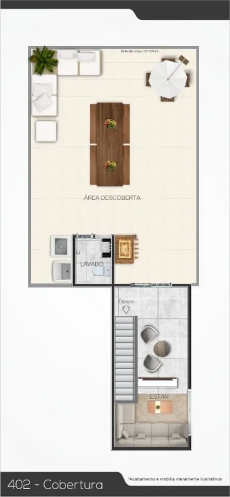 Cobertura, 3 quartos, 60 m² - Foto 4