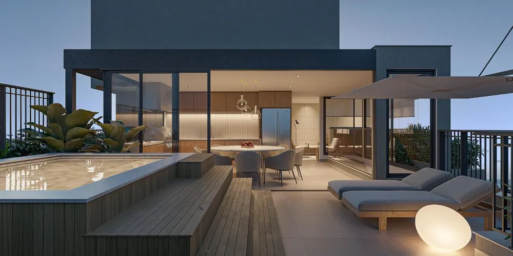 Cobertura, 3 quartos, 222 m² - Foto 2