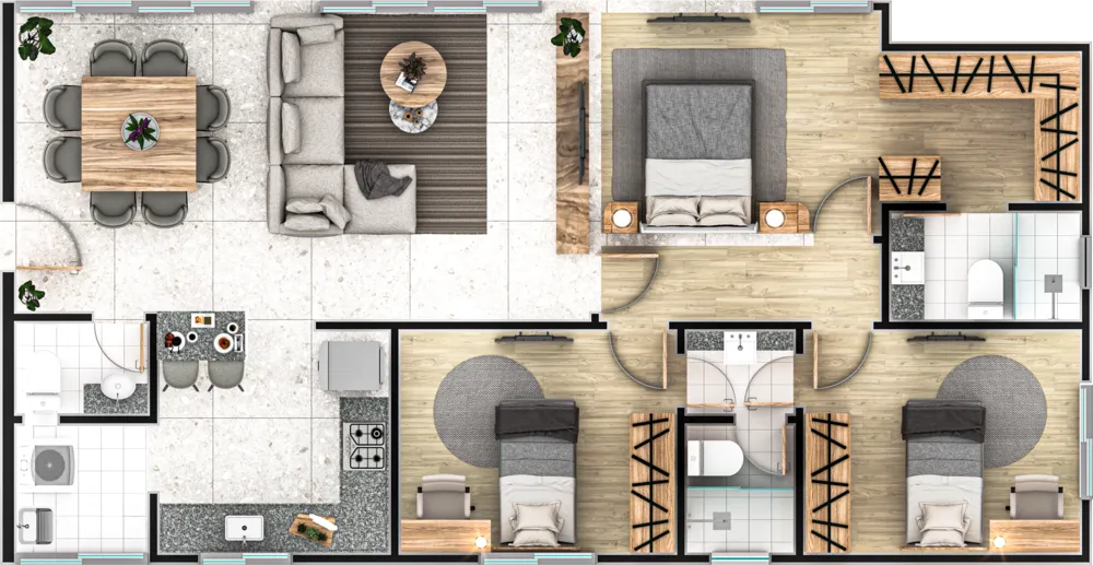 Apartamento, 3 quartos, 90 m² - Foto 5
