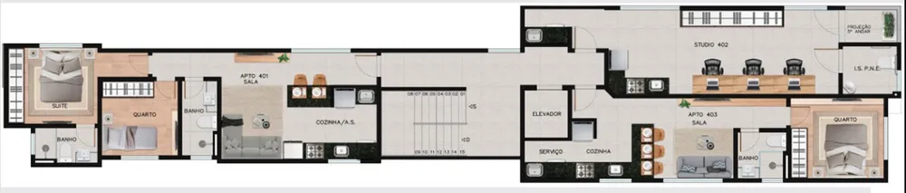 Apartamento, 1 quarto, 40 m² - Foto 5