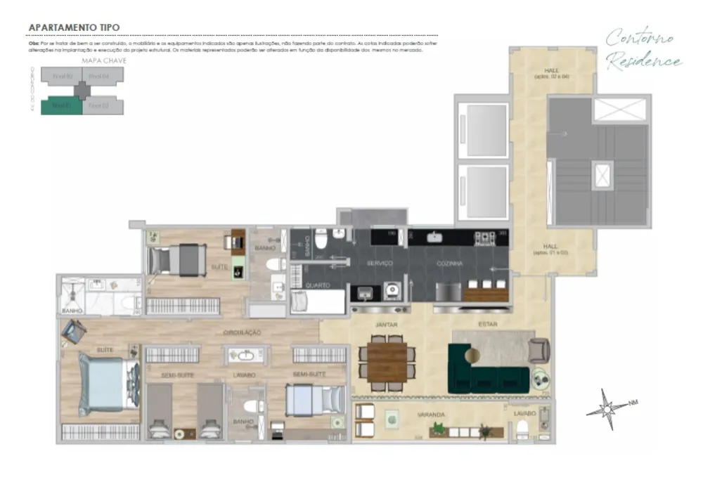 Apartamento, 4 quartos, 130 m² - Foto 4