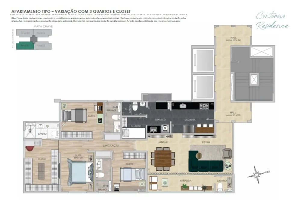 Apartamento, 4 quartos, 130 m² - Foto 5