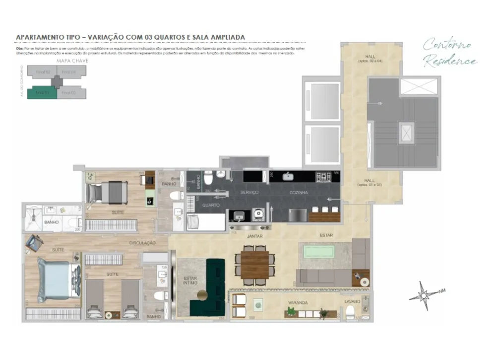 Apartamento, 4 quartos, 130 m² - Foto 6