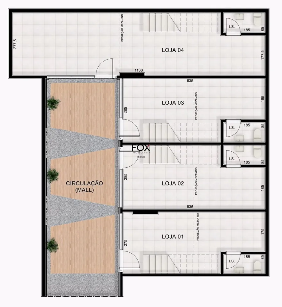 Loja-Salão, 127 m² - Foto 8