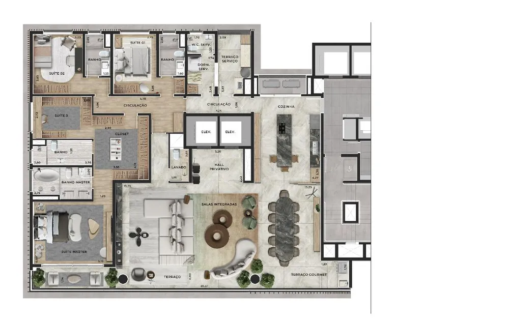 Apartamento, 4 quartos, 300 m² - Foto 14
