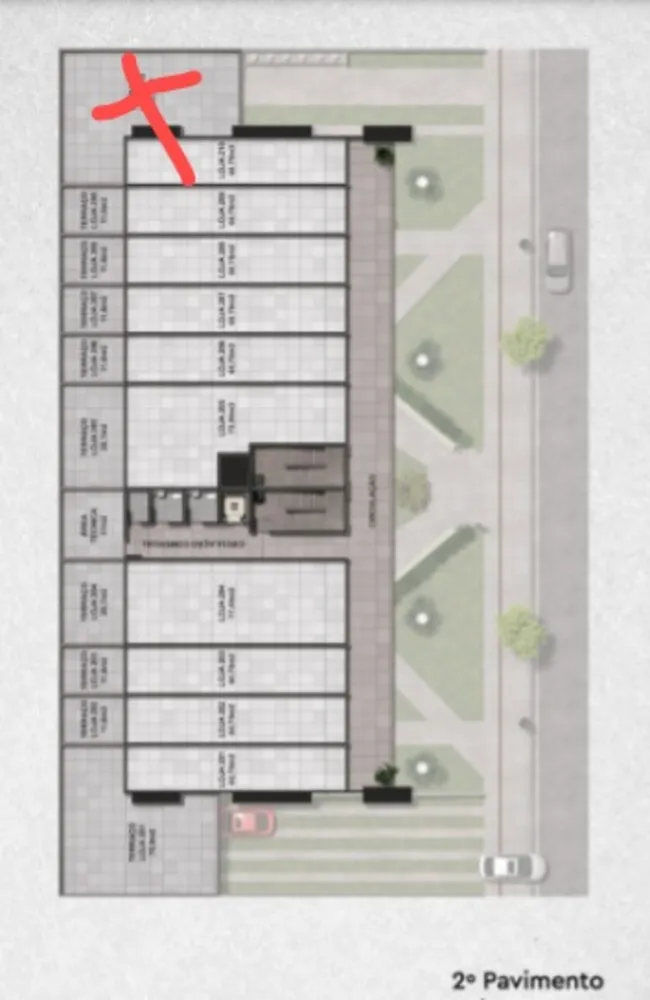 Loja-Salão, 136 m² - Foto 1