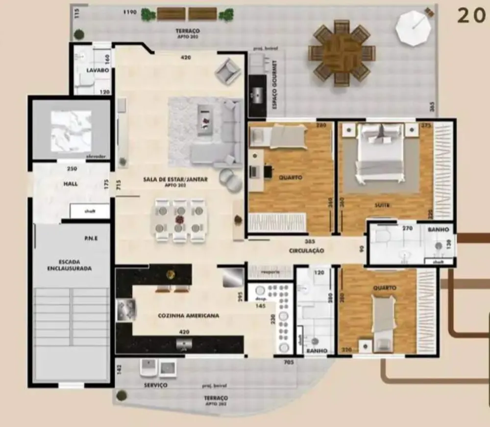 Apartamento, 3 quartos, 140 m² - Foto 6
