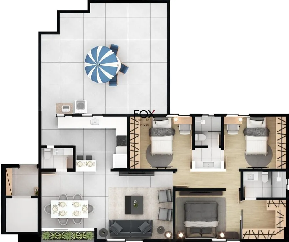 Apartamento, 3 quartos, 97 m² - Foto 9