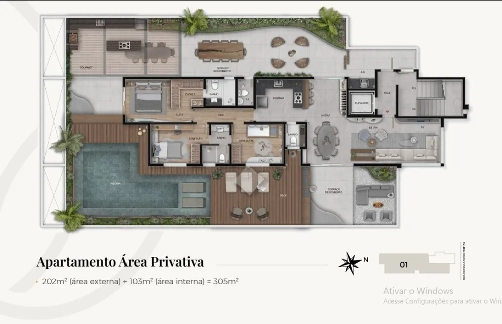 Apartamento, 3 quartos, 103 m² - Foto 6