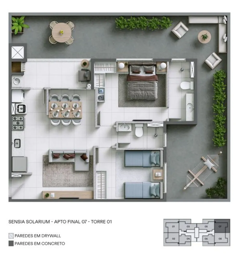 Apartamento, 2 quartos, 58 m² - Foto 17