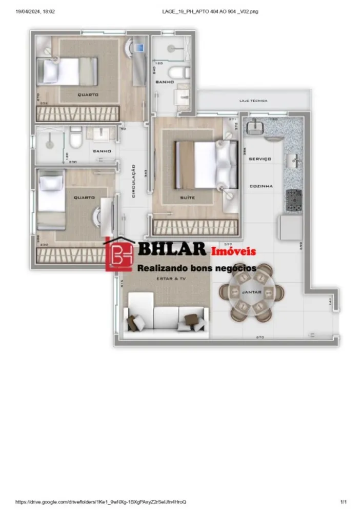 Apartamento, 3 quartos, 74 m² - Foto 7