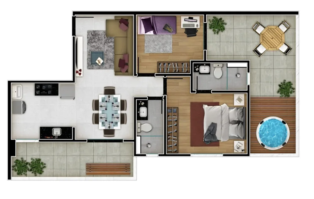 Apartamento, 2 quartos, 54 m² - Foto 12