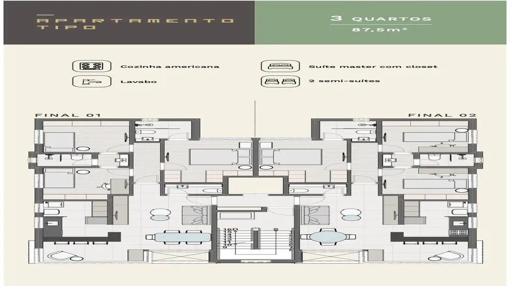 Cobertura, 3 quartos, 103 m² - Foto 6