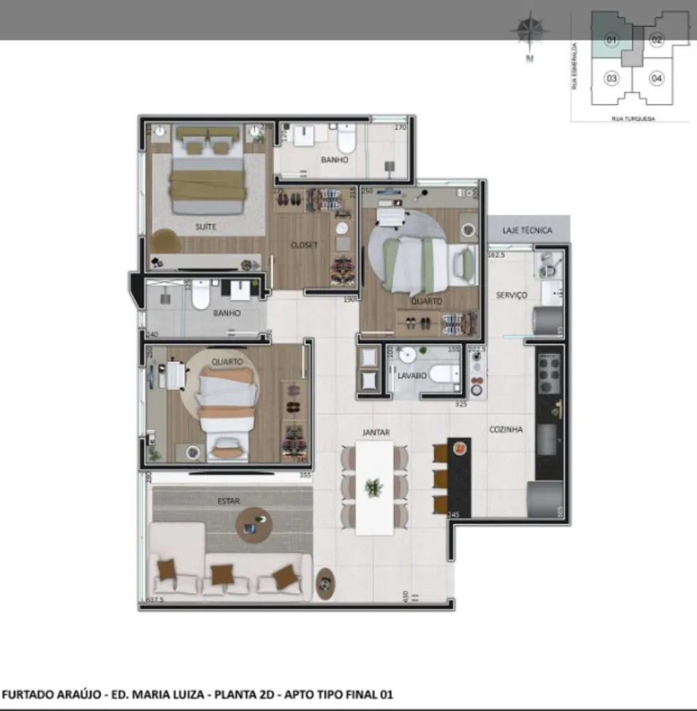 Apartamento, 3 quartos, 16 m² - Foto 16