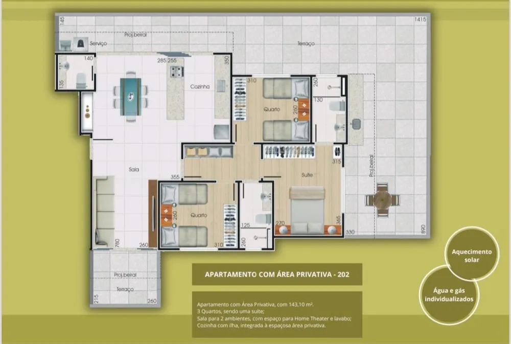 Apartamento, 3 quartos, 125 m² - Foto 6