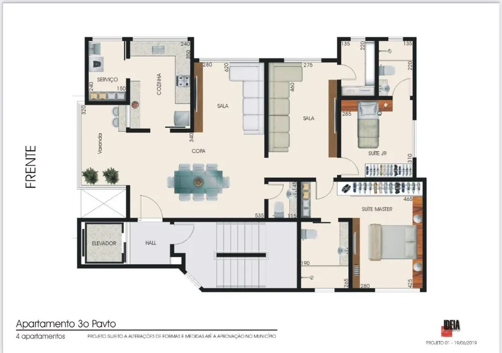 Apartamento, 3 quartos, 108 m² - Foto 3