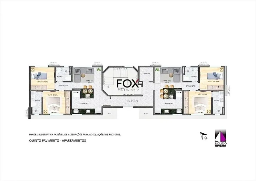Cobertura, 1 quarto, 84 m² - Foto 1
