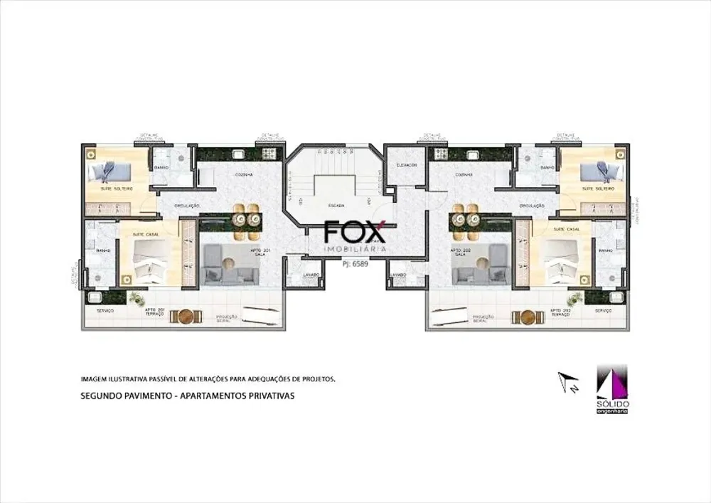 Cobertura, 1 quarto, 84 m² - Foto 3