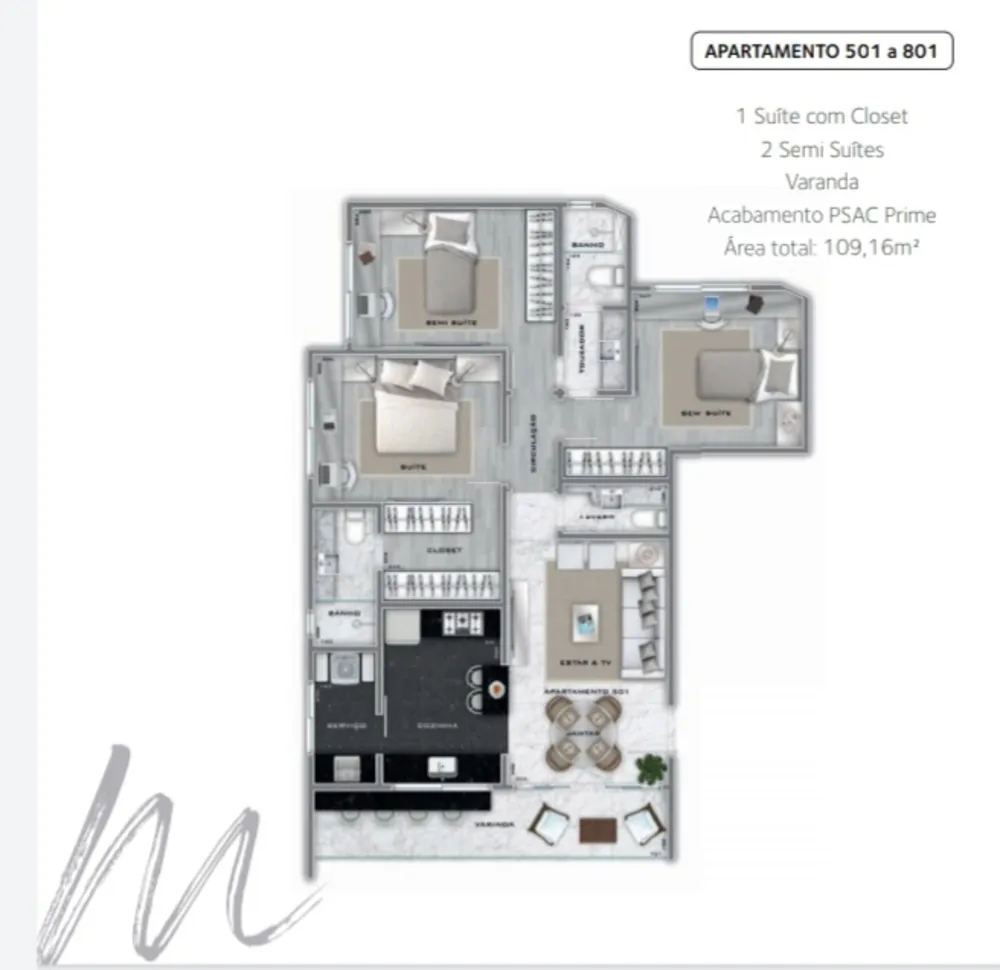 Apartamento, 3 quartos, 109 m² - Foto 5