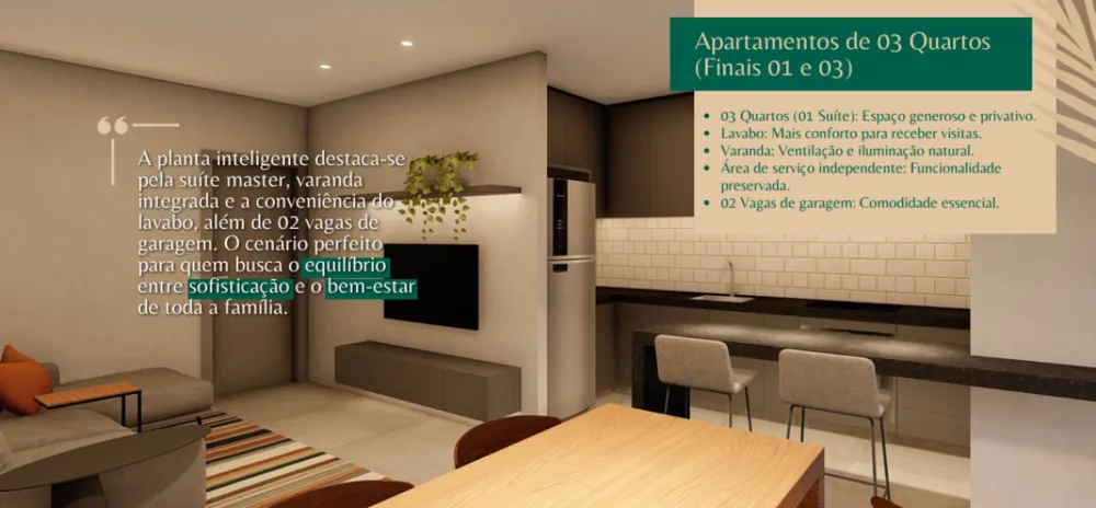 Apartamento, 3 quartos, 79 m² - Foto 1