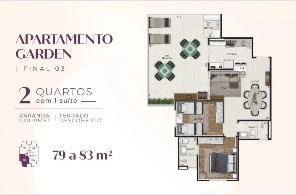 Apartamento, 2 quartos, 53 m² - Foto 7