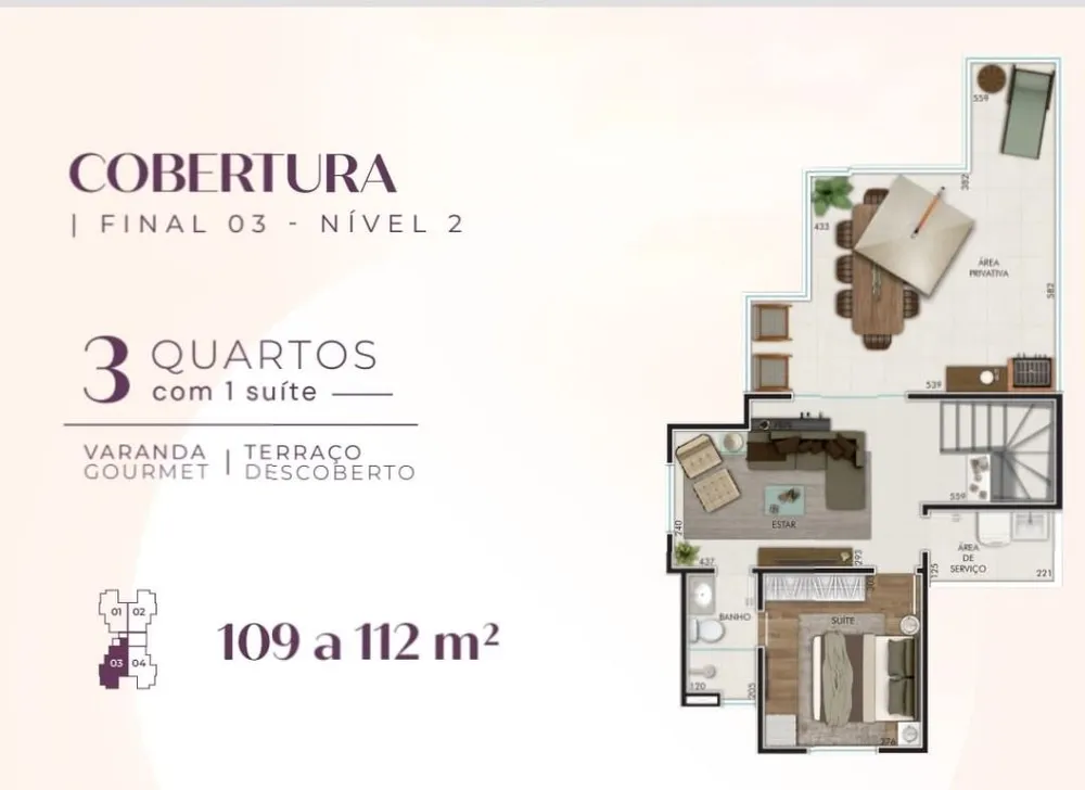 Apartamento, 2 quartos, 53 m² - Foto 6