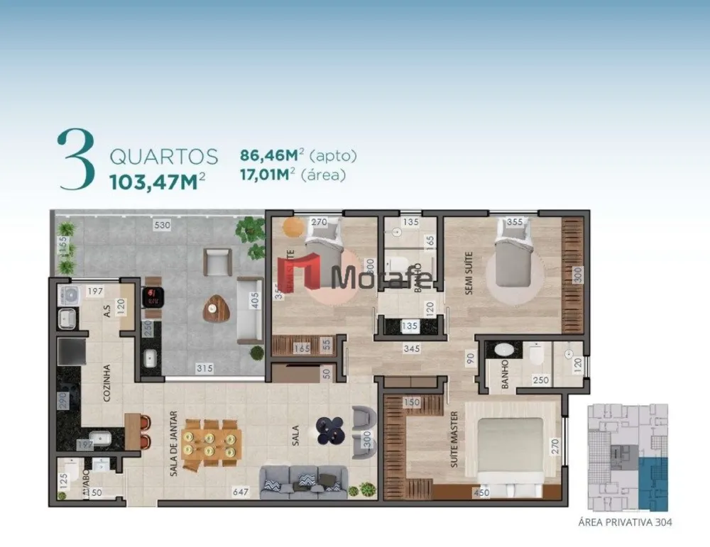 Apartamento, 3 quartos, 99 m² - Foto 15