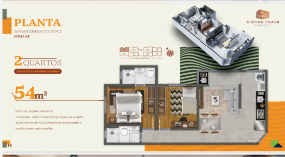 Apartamento, 2 quartos, 93 m² - Foto 2