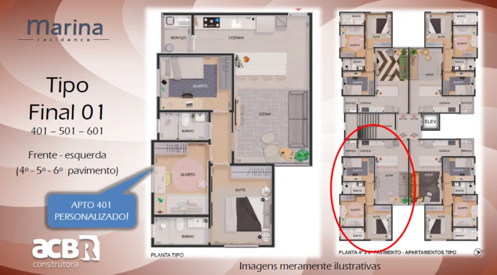 Apartamento, 3 quartos, 69 m² - Foto 5