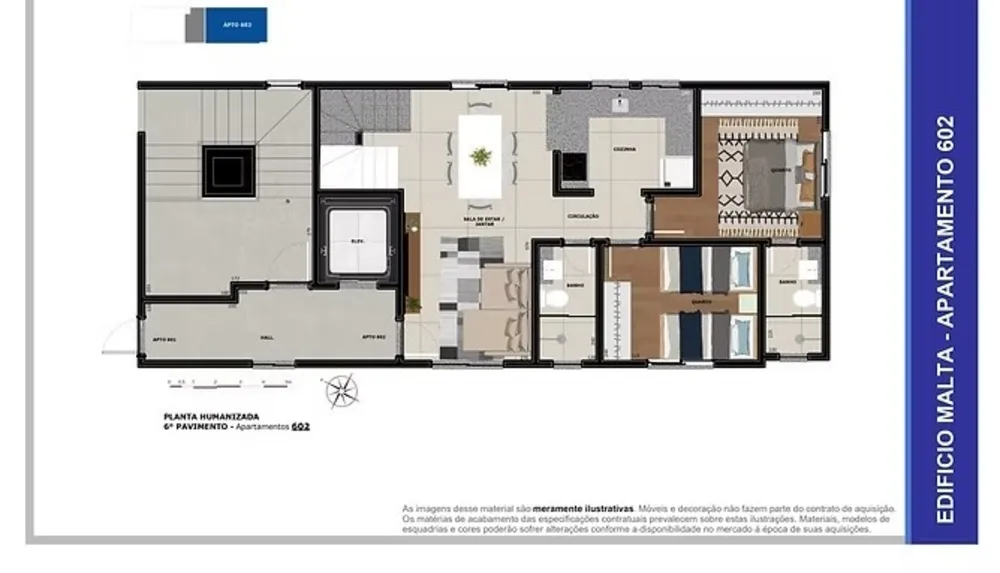 Cobertura, 3 quartos, 112 m² - Foto 3