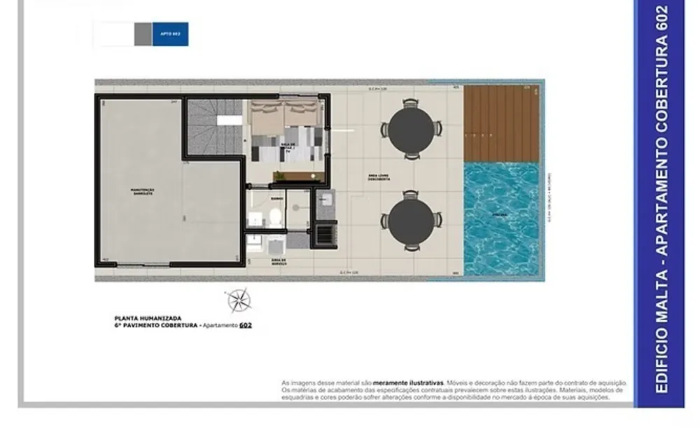 Cobertura, 3 quartos, 112 m² - Foto 4