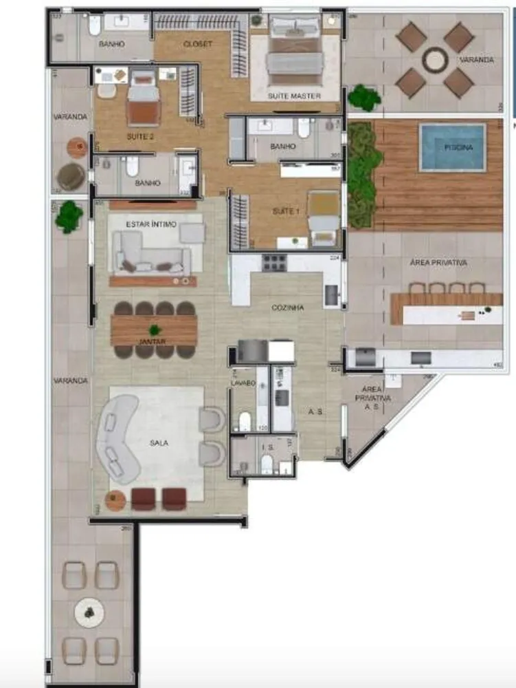 Cobertura, 4 quartos, 280 m² - Foto 16