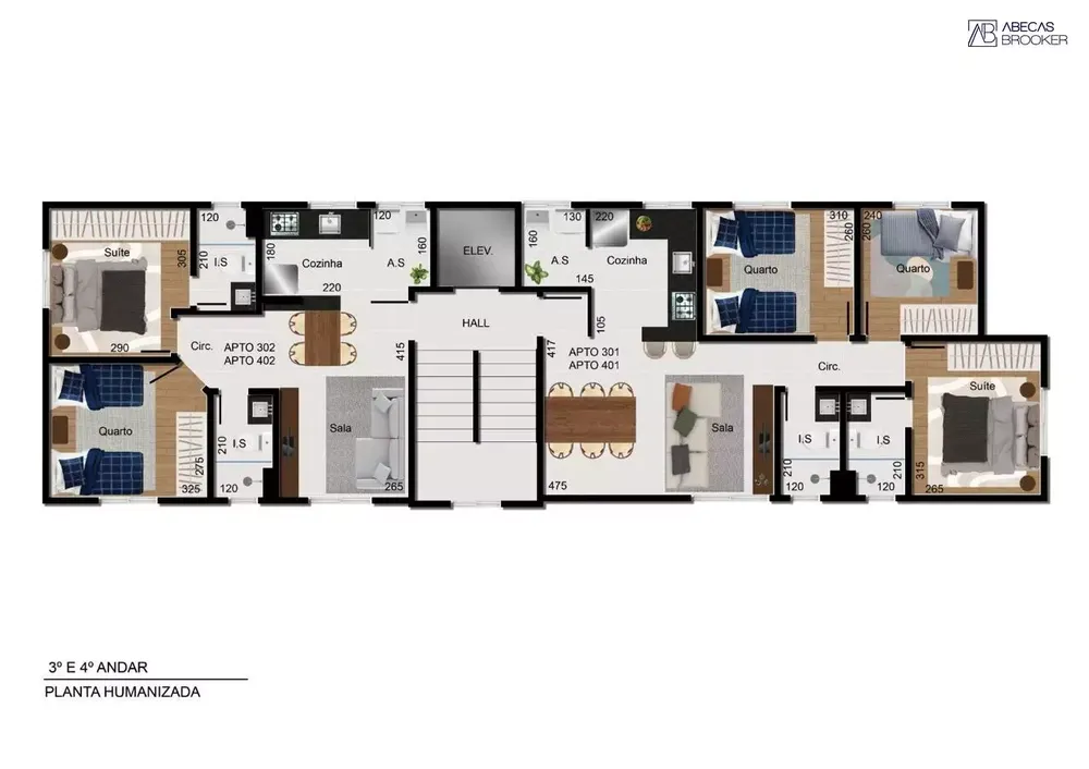 Apartamento, 3 quartos, 62 m² - Foto 1
