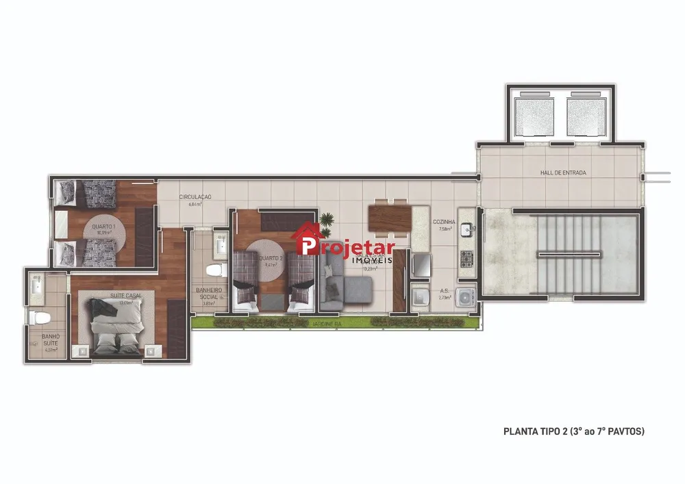 Apartamento, 3 quartos, 75 m² - Foto 18