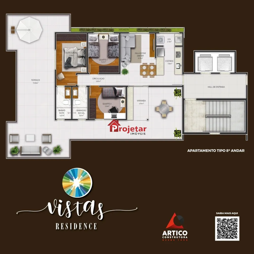 Apartamento, 3 quartos, 75 m² - Foto 8