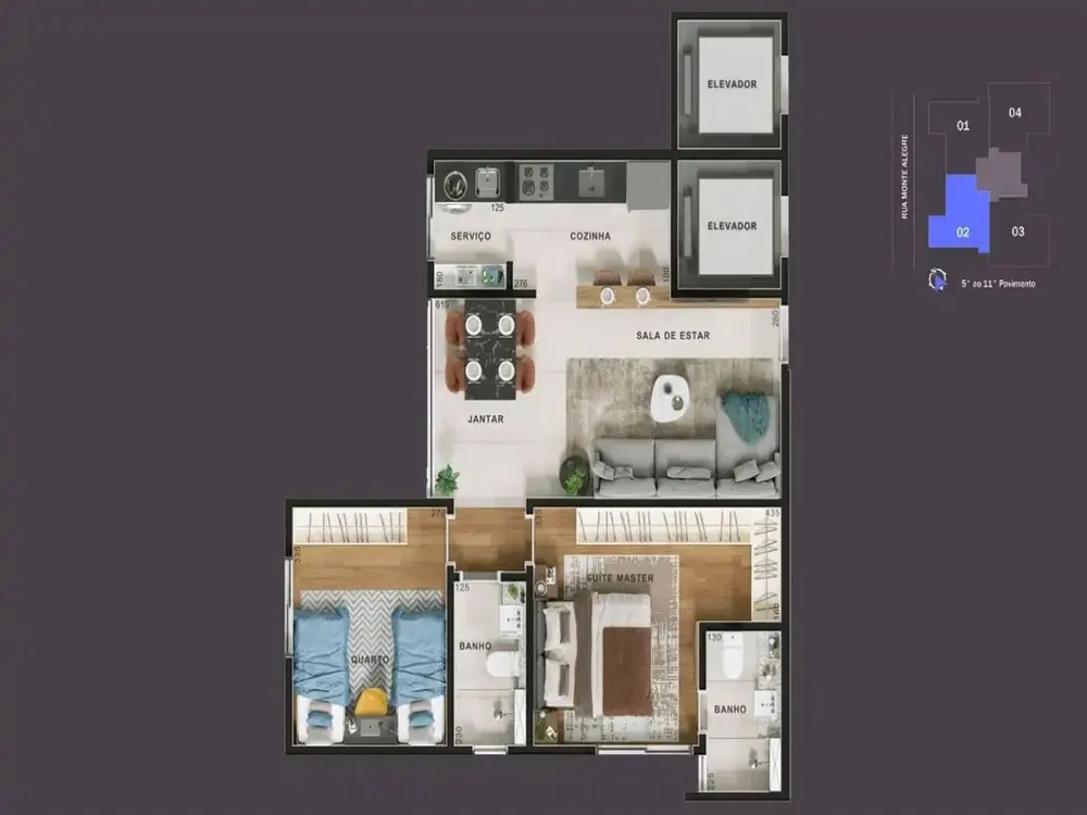 Cobertura, 2 quartos, 1200 m² - Foto 4