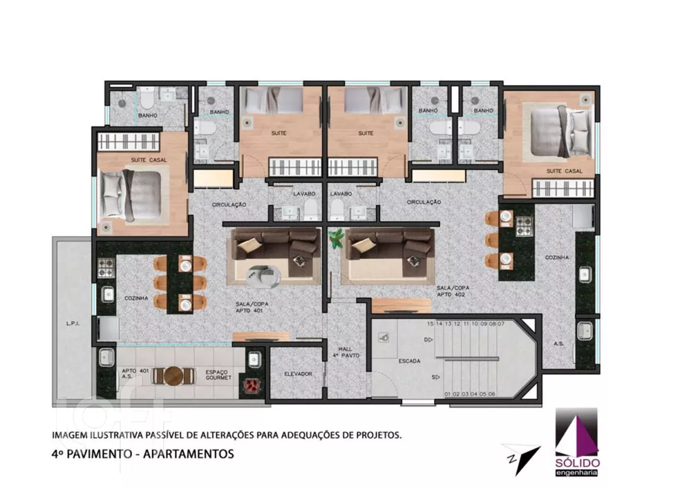 Apartamento à venda com 3 quartos, 100m² - Foto 10