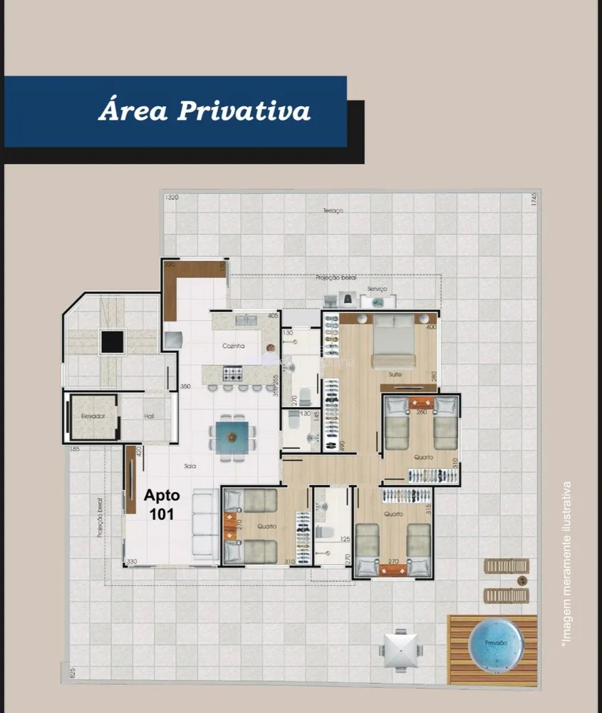 Apartamento, 3 quartos, 264 m² - Foto 5
