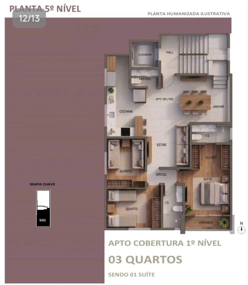 Apartamento, 3 quartos, 88 m² - Foto 6