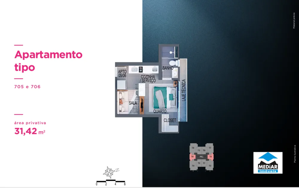 Apartamento, 1 quarto, 48 m² - Foto 10